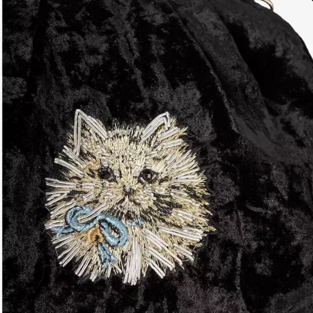 Kate Spade NWT Party Velvet Cat Clutch - HOST PICK! 🏆 - Picture 4 of 14